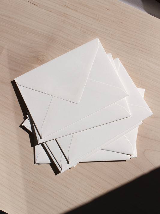 500× DIN C6 Kuverts aus 100% Baumwollpapier mit Seidenfutter